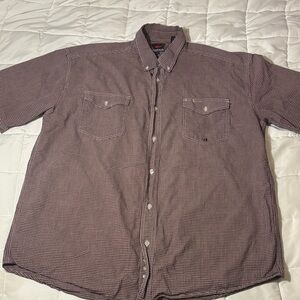 Roper Plaid Short Sleeve Button Down Shirt